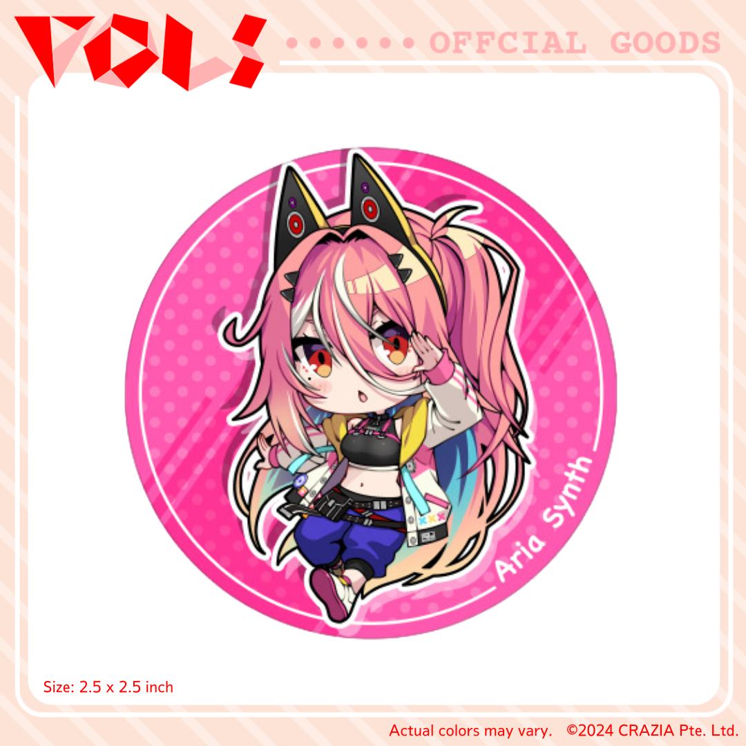 SD Pin Badge - Aria Synth