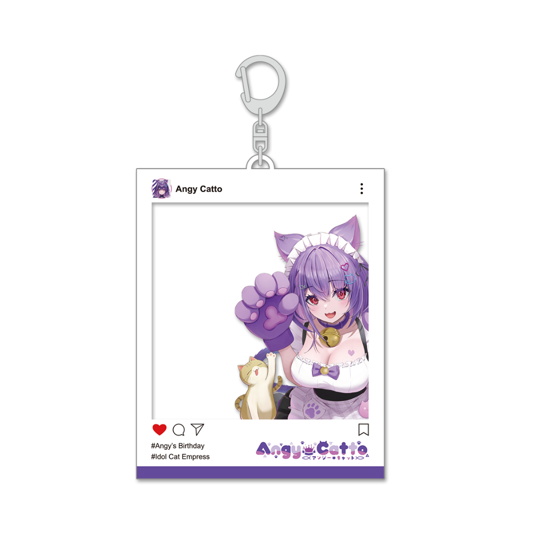 Angy Catto Birthday 2025 SNS Style Keychain