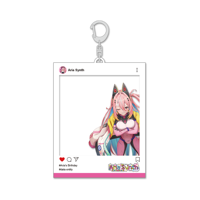 Aria Synth Birthday 2025 SNS Style Acrylic Keychain