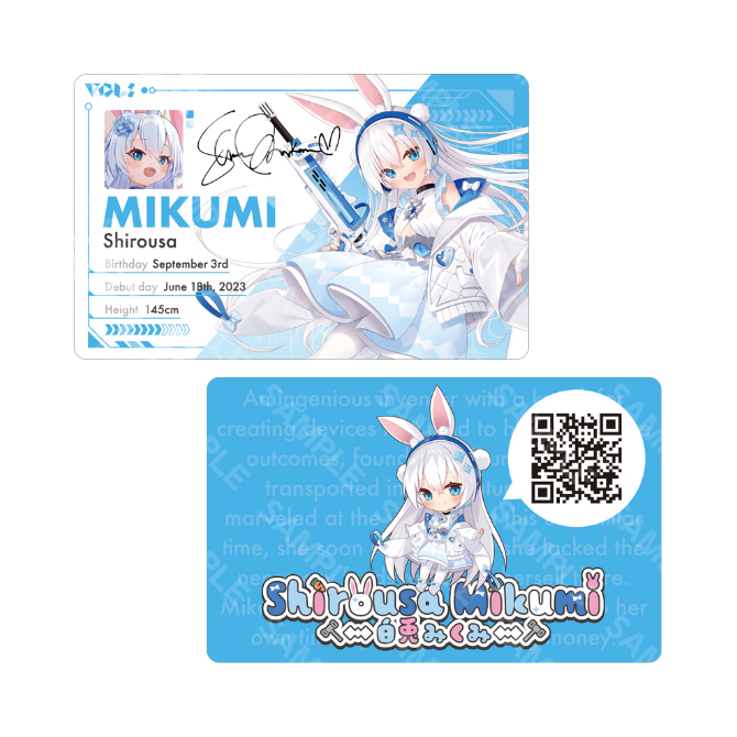 Premium Character Card - Shirousa Mikumi