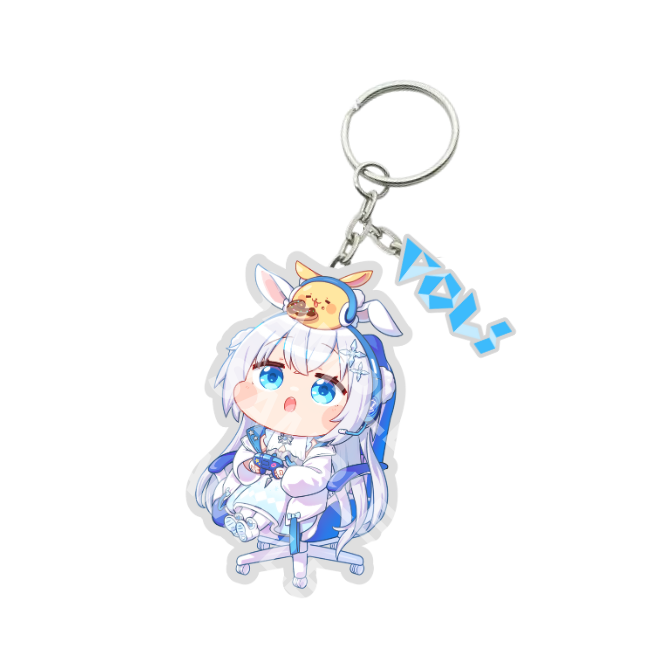 Gaming Acrylic Keychain - Shirousa Mikumi