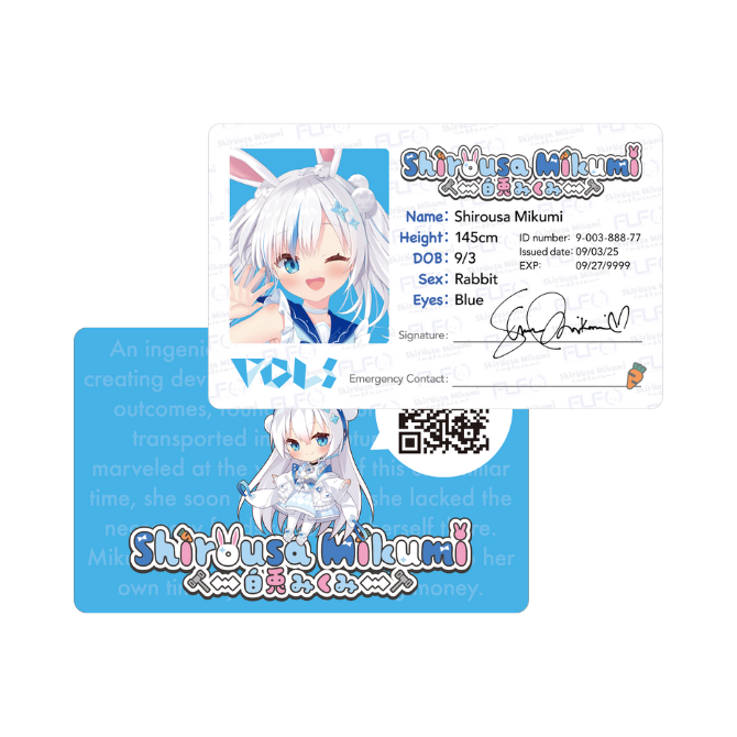 Shirousa Mikumi 2025 Birthday Merch Set