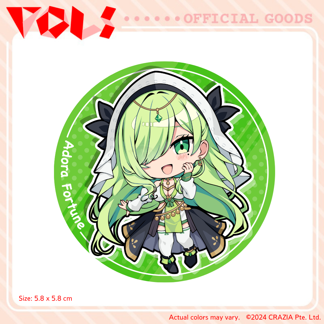 SD Pin Badge - Adora Fortune