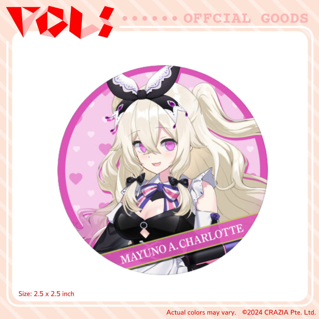 KV Pin Badge - Mayuno A. Charlotte