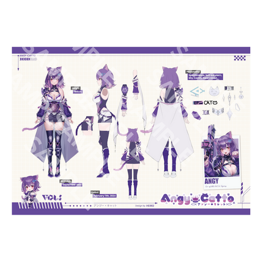 A4 Art Prints - Angy Catto Character Detail