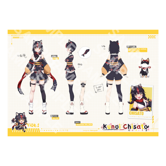 A4 Art Prints - Kunoi Chisato Character Detail