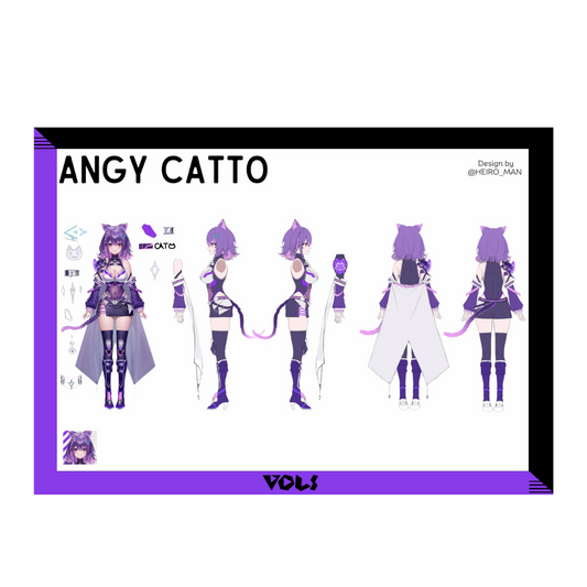 A4 Art Prints - Angy Catto Character Detail