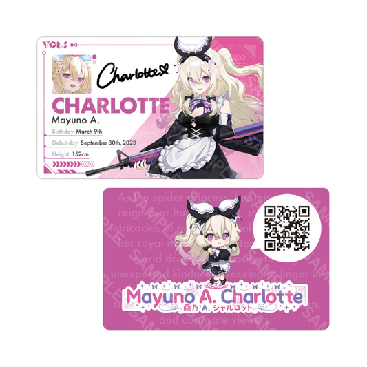 Premium Character Card - Mayuno A. Charlotte