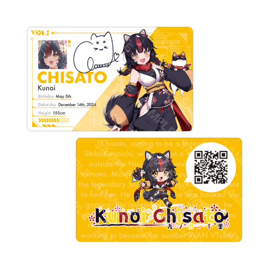 Premium Character Card - Kunoi Chisato