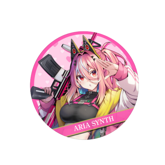 KV Pin Badge - Aria Synth