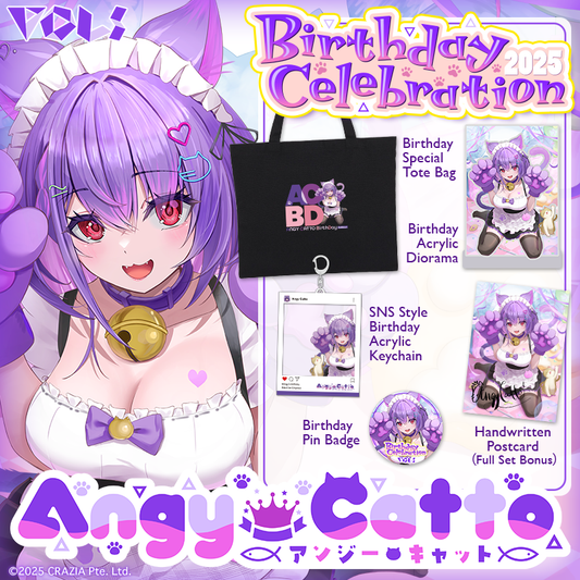 Angy Catto Birthday 2025 Merch Set