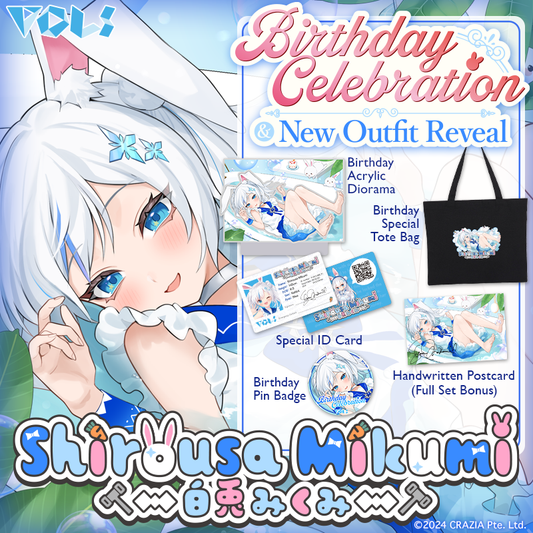 Shirousa Mikumi 2025 Birthday Merch Set